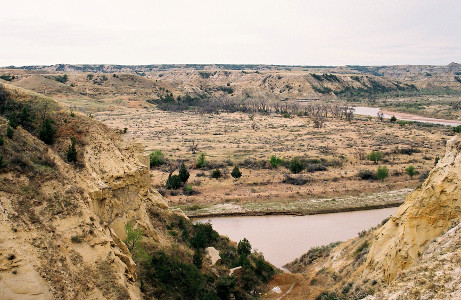 [Little Missouri River through Wind River Canyon.]